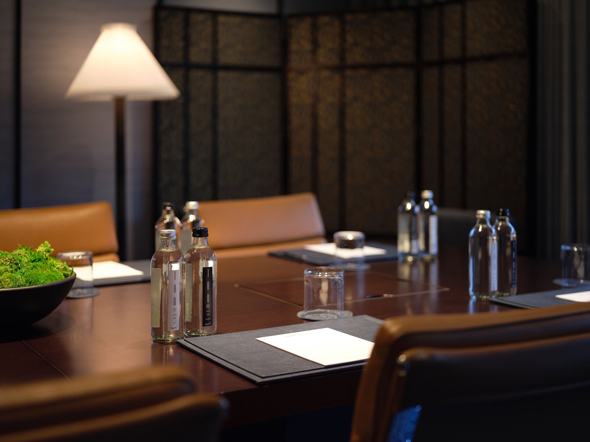 Desk setting in Sakura boardroom