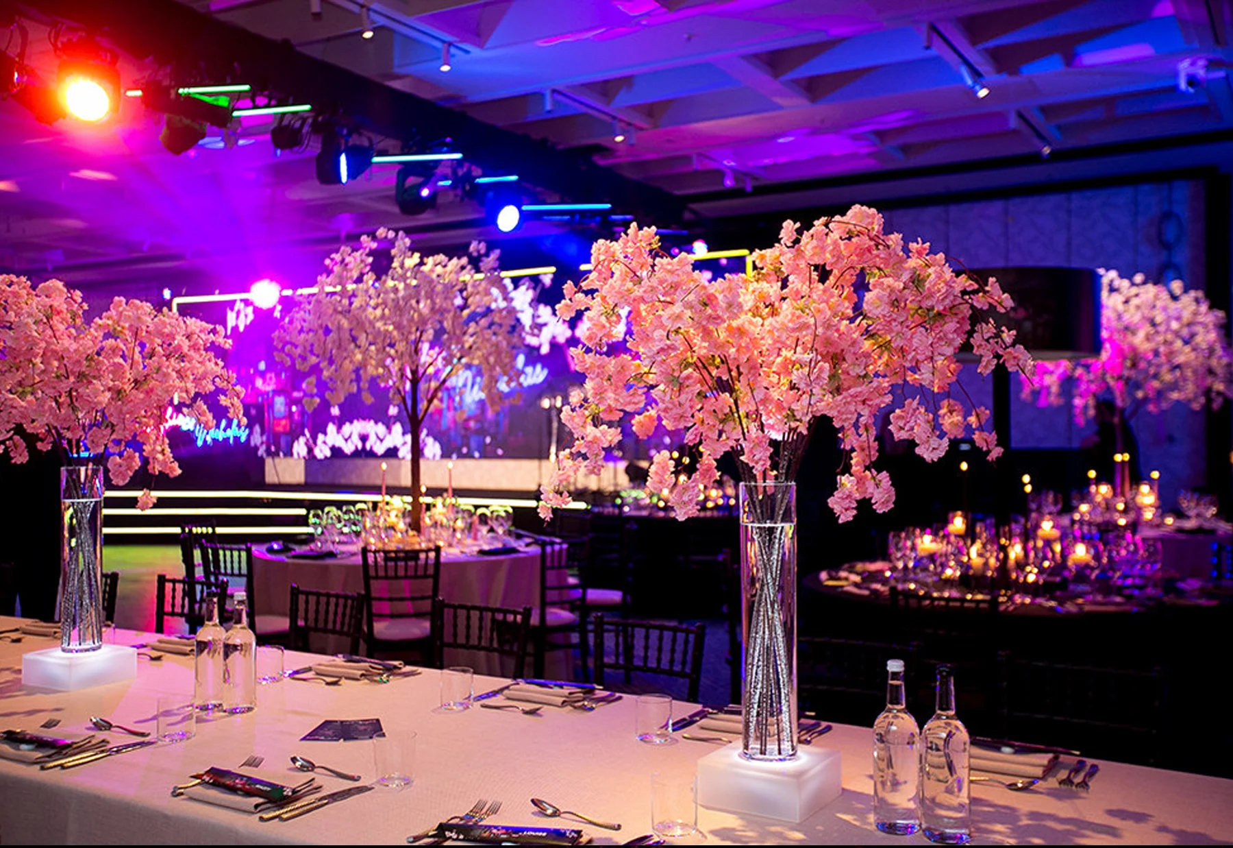 Nobu Events with Cherry Blossom vase