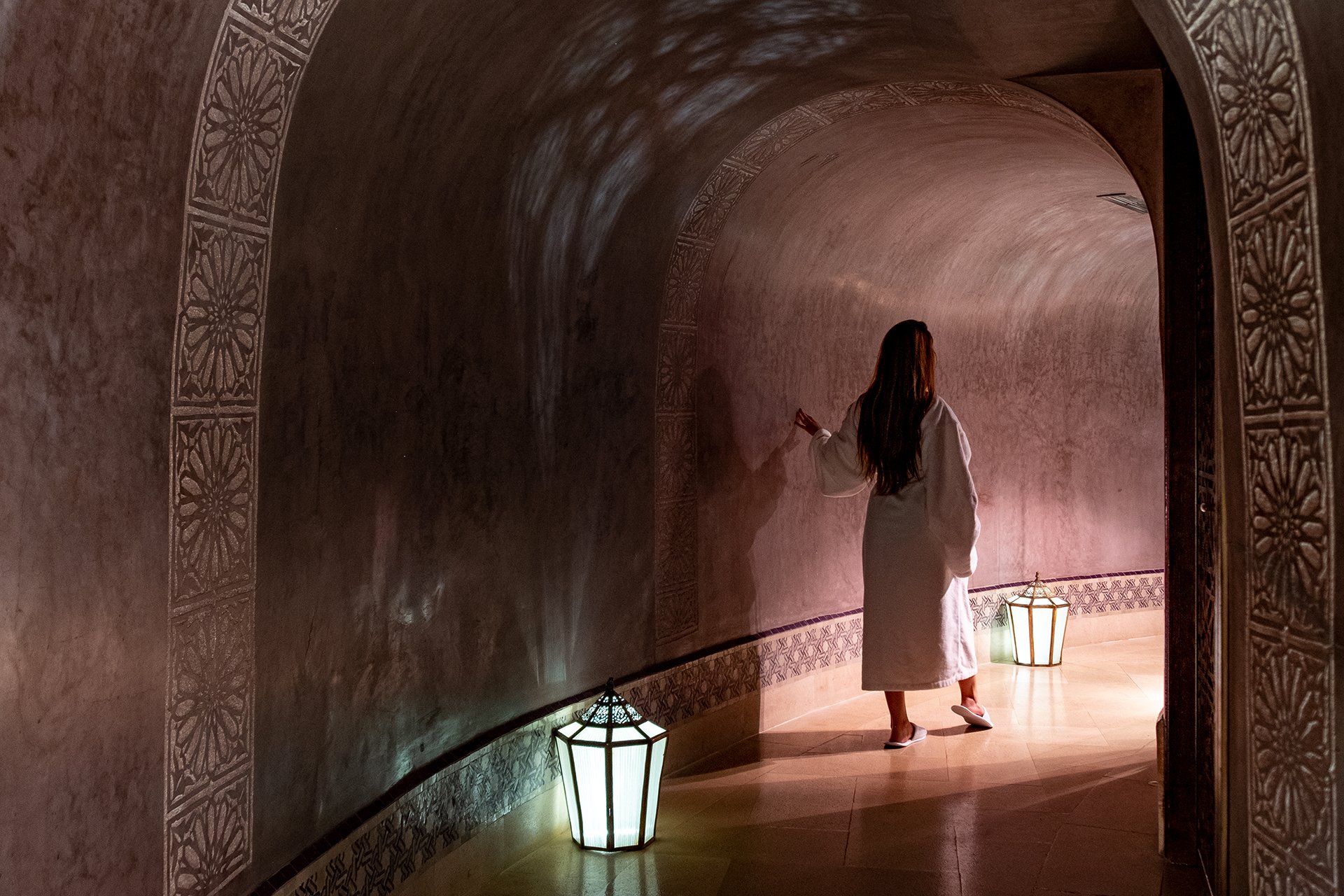 Woman at the Pearl Spa