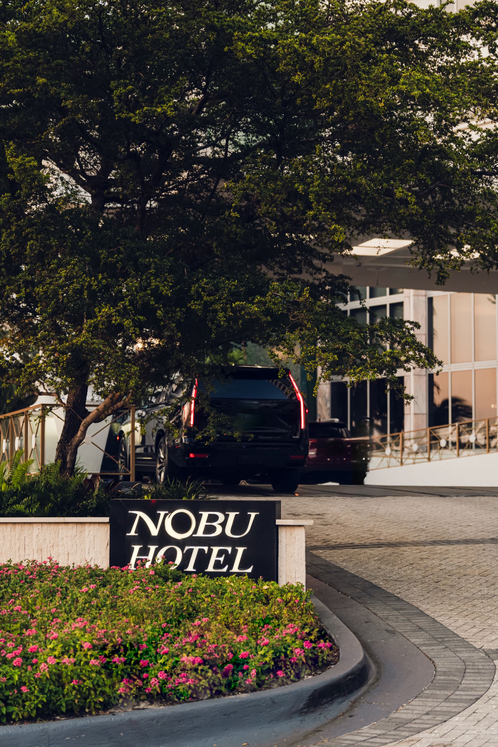 Front Signage to Nobu Hotel Miami Beach