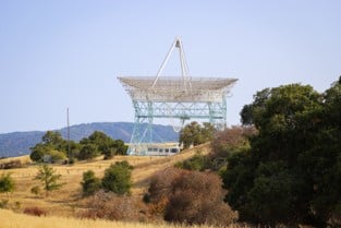 Transmission tower on the mountain